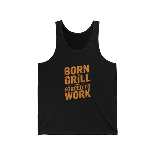 Born to Grill Tank Top | BBQ Patriotic Humor